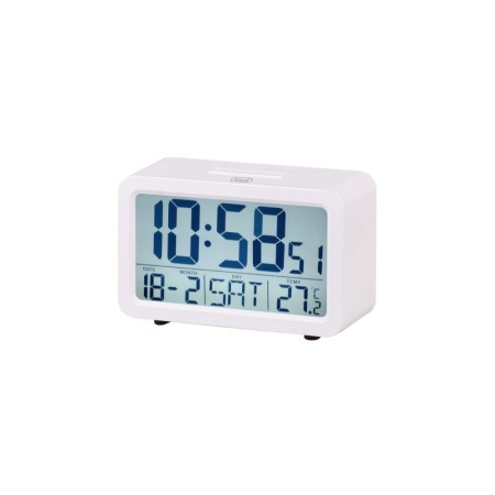 TREVI SLD 3P60 OROLOGIO DIGITALE CON SVEGLIA E TERMOMETRO BIANCO