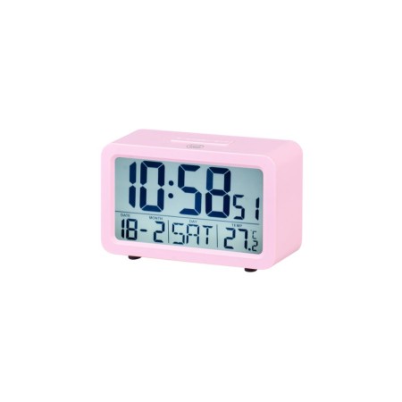 TREVI SLD 3P60 OROLOGIO DIGITALE CON SVEGLIA E TERMOMETRO ROSA