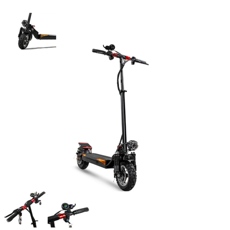 VELOCIPTOR CLIMB2 ES 111OR W MONOP. ELET. 10" OFF ROAD NERO