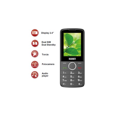 SAIET HANDY GRIGIO CELLULARE GSM