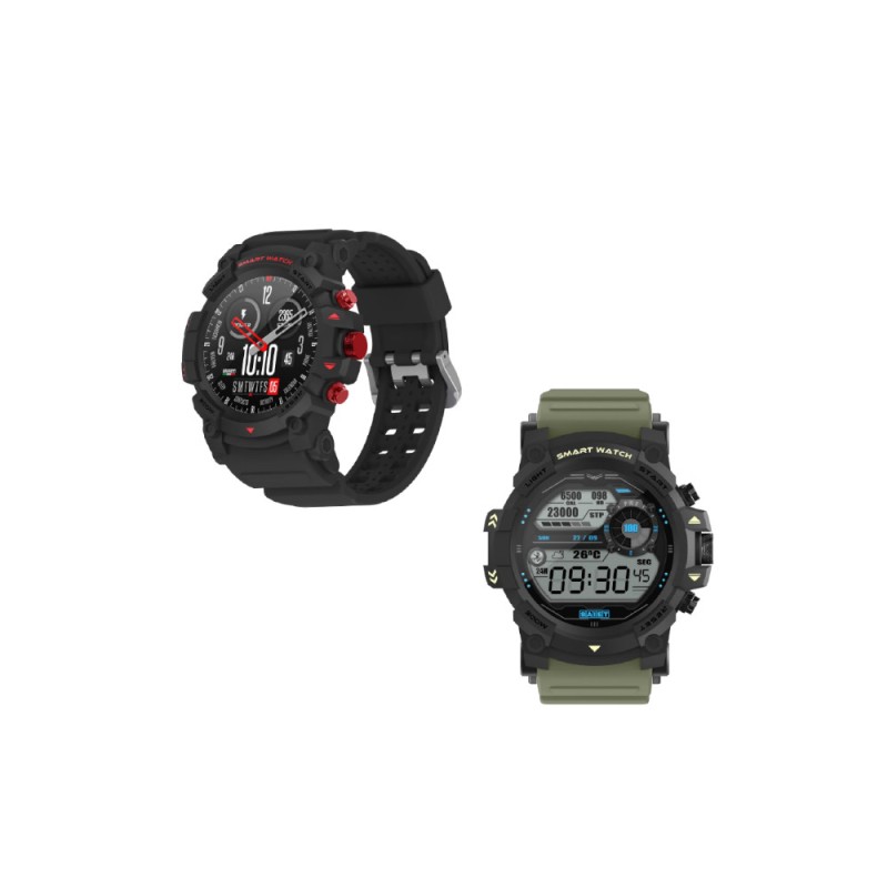 SAIET SMARTWATCH - W4RR10R STW02K - NERO