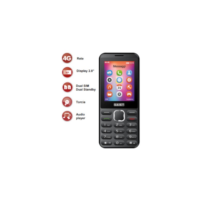 SAIET NEXUS NERO CELLULARE 4G