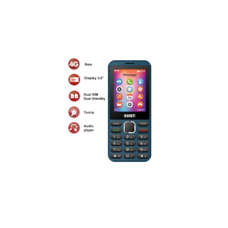 SAIET NEXUS BLU CELLULARE 4G