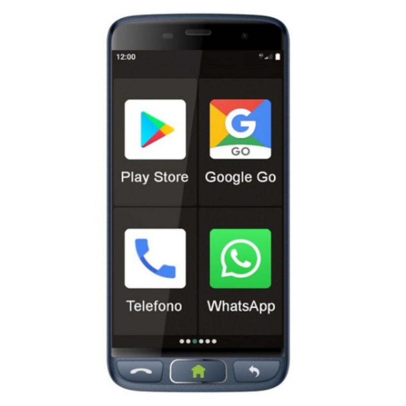 SAIET SMART SENIOR STS502 BLU - KIT CUSTODIA PROTETTIVA + GLASS