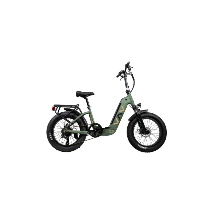 EMG FAT BIKE BOMBER V 20" 13AH VERDE MILITARE