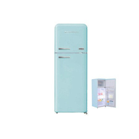 PYRAMIDEA MAMBO2402L FRIGO D/P 240LT cl.E AZZURRO VENTILATO