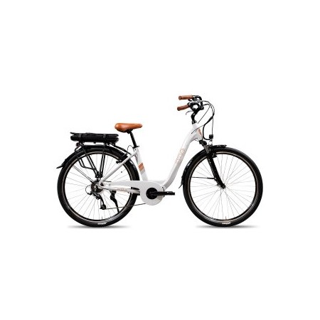 EMG VINTAGE BIKE MARILYN BICICLETTA 28" X2 BATT.13AH SILVER