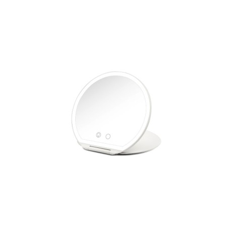 GIRMI BE0301 SPECCHIO TRUCCO Ø17 CON LUCE LED 1X, PORTATILE, A BATTER