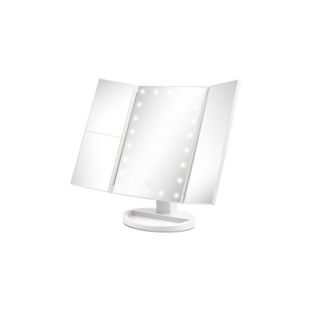 GIRMI BE0501 SPECCHIO PER TRUCCO CON LUCE LED1X, 2X, 3X, BATTERIE E US