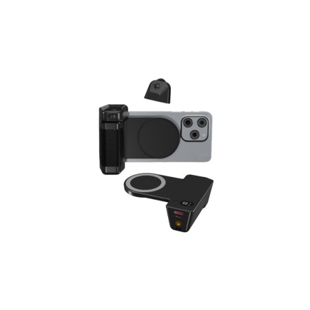 SAIET POWER GRIP TELECOMANDO PER SCATTI CON POWER BANK 5000 MAH NERO