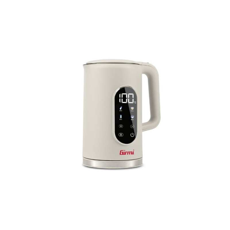 GIRMI BL9101 BOLLITORE CORDLESS INOX 1,7 LT 2200W DISPLAY A TEMPO REGO