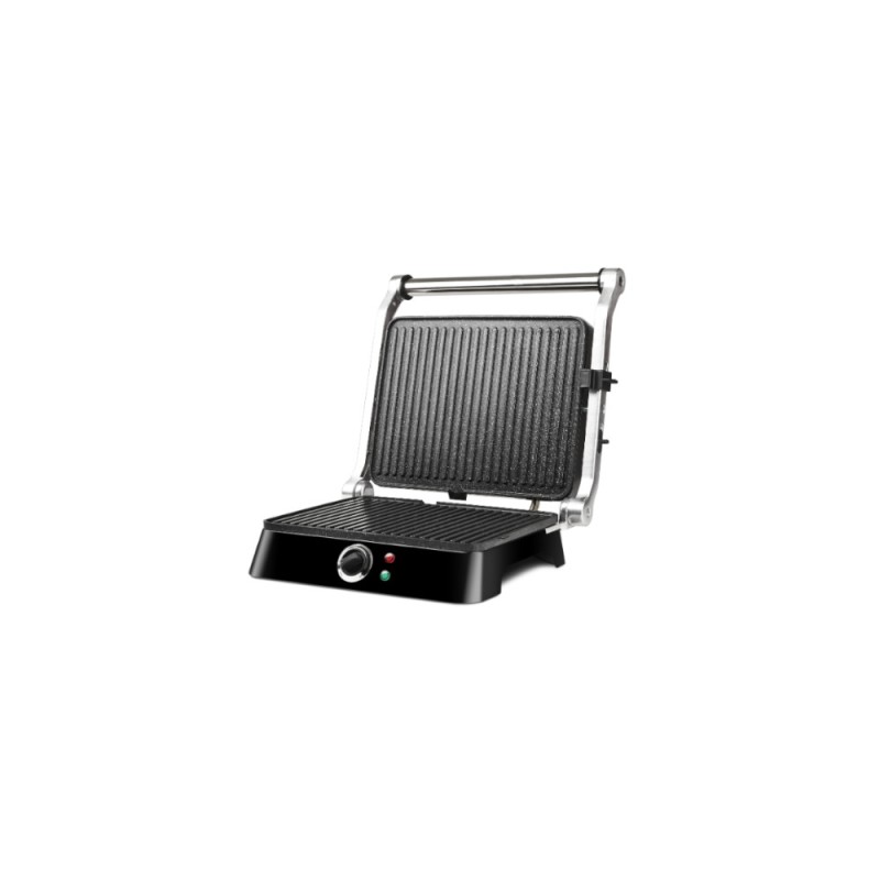 GIRMI BS4400 BISTECCHIERA INOX 1400W CON TERMOSTATO E PIASTRE PETRAVER