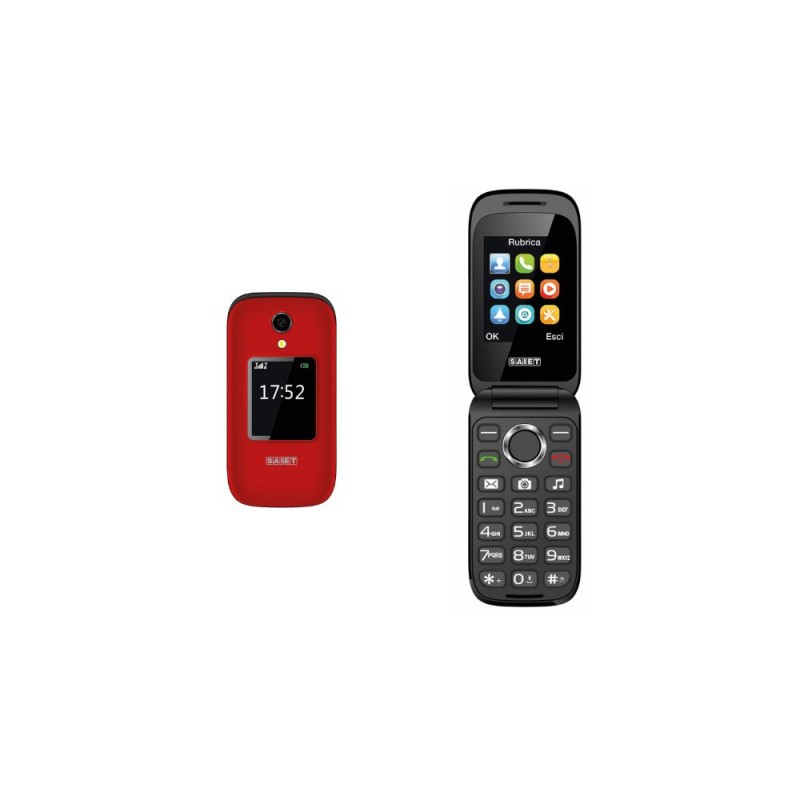 SAIET MC21 TELEFONO CELLULARE ROSSO