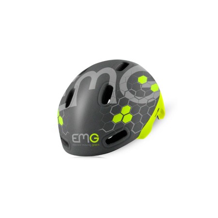 EMG HM 19 CASCO MONOP./BICI + LUCE OMOL. EU GRIGIO TAGLIA M