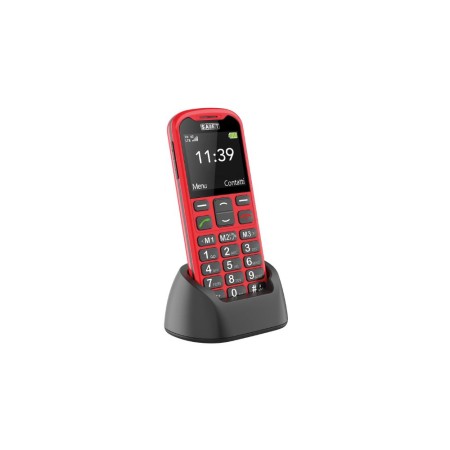 SAIET NEXT 4G CELLULARE SENIOR TASTI CARATTERI GRANDI AMPLIFICATO ROSS