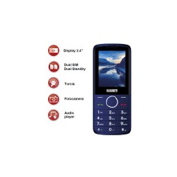 SAIET HANDY BLU CELLULARE GSM
