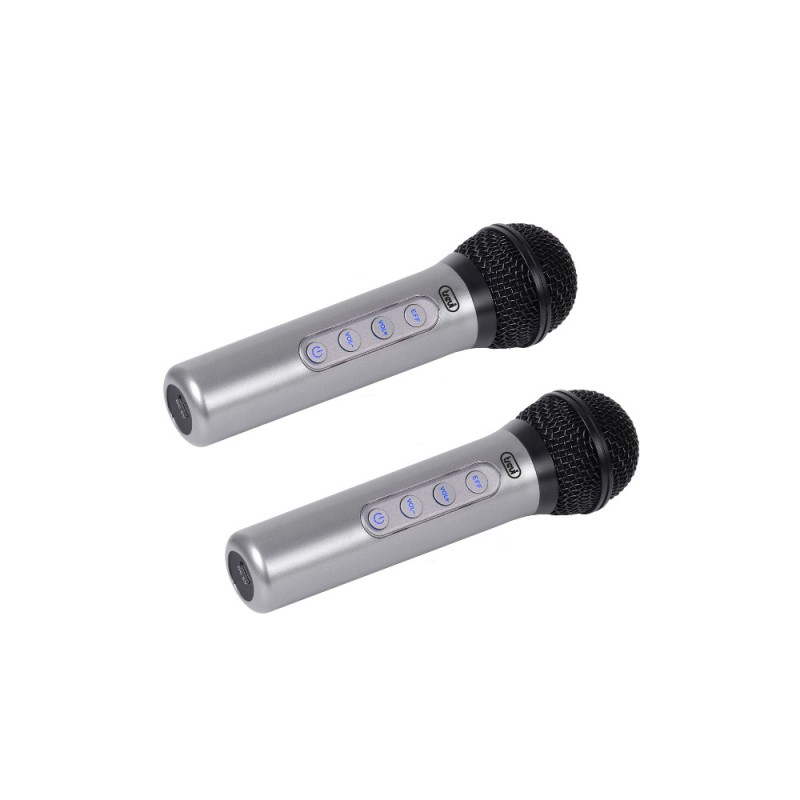 TREVI EM 415 R SET DI MICROFONI WIRELESS SENZA FILI 2.4GHZ