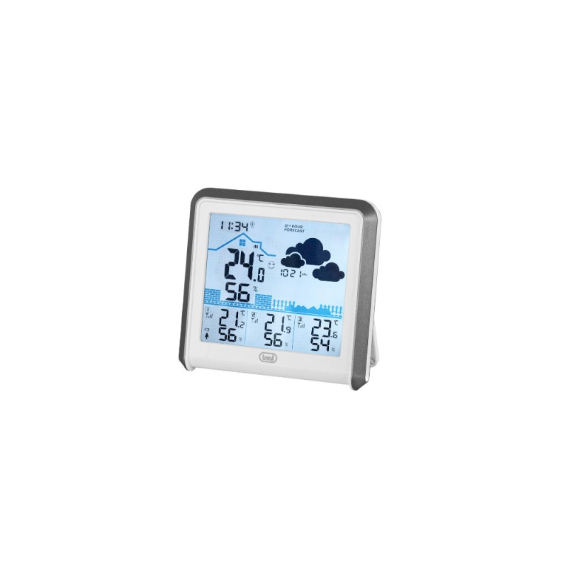 TREVI ME 3P80 RC STAZIONE METEO CON GRANDE DISPLAY E 3 SENSORI ESTERNI