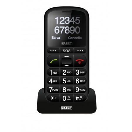 SAIET PRONTO MAX TELEFONO CELLULARE COL. NERO