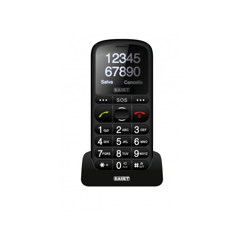 SAIET PRONTO MAX TELEFONO CELLULARE COL. NERO