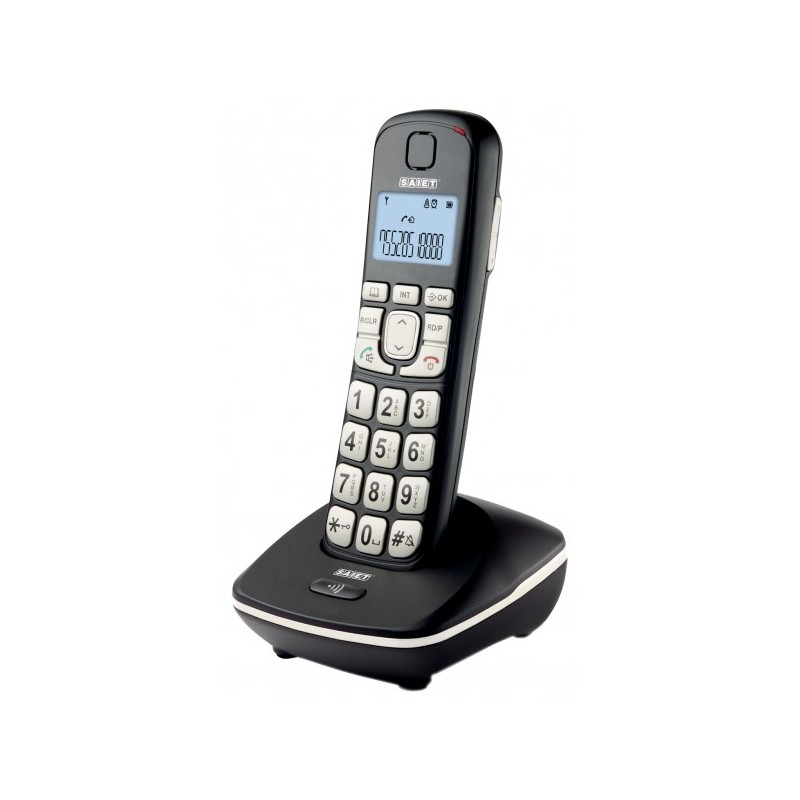 SAIET ERGO TELEFONO CORDLESS DECT GAP AMPLIFICATO TASTI GRANDI