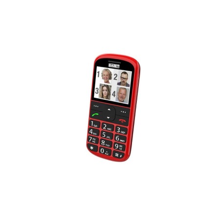 SAIET MAGNUM 2 ROSSO TELEFONO GSM DUAL BAND TASTI GRANDI TASTO SOS