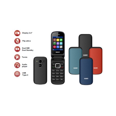 SAIET CANDY SENIOR PHONE ESSENZIALE BLU