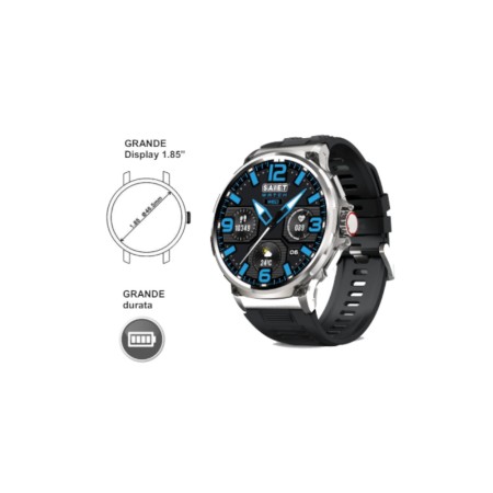 SAIET SMARTWATCH - STYLE WHATCH STW01 - SILVER