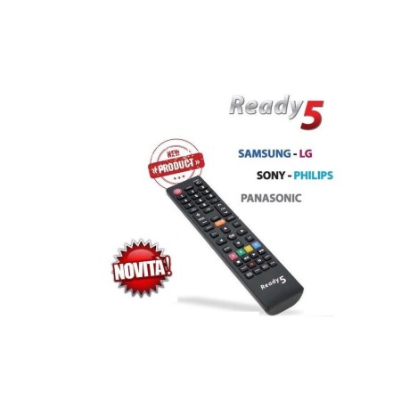 JL1713 READY5 TELECOMANDO 5 IN 1 PER LG/SAMS/PANAS/SONY/PHILIPS