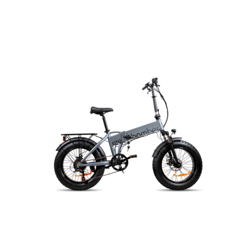 EMG FAT BOMBER BICICLETTA PIEGHEVOLE 20" MAXI 36V 10AH ANTRACITE
