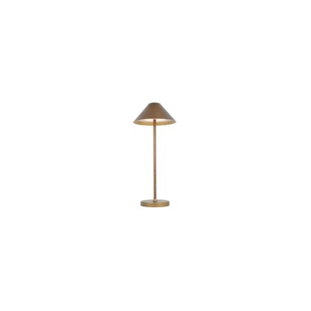 KELU' LIBERTY - LAMPADA DA TAVOLO ALLUMINIO BRONZO - BATTERIA 3W 3000