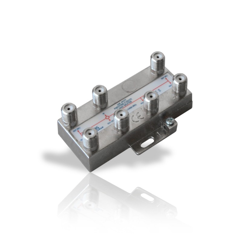P6+DC PARTITORE A 6 VIE CON PASSAGGIO DI CORRENTE CONTINUA