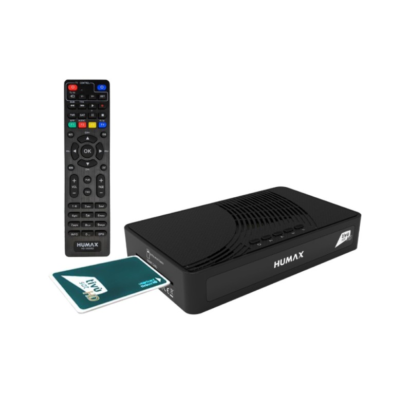 HUMAX TIVUMAX LT HD-3800/S2 HD-3801/S2 DECODER TIVUSAT HD CON TESSERA