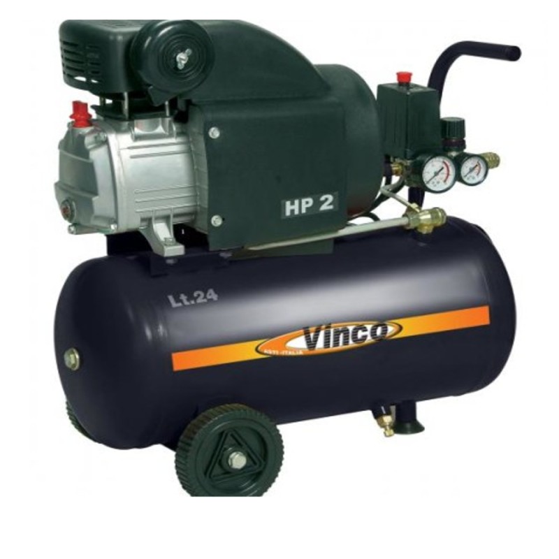 VINCO - COMPRESSORE ZB-0.1/8-50FL SERBATOIO 50 LT LUBRICATO POTENZA 15