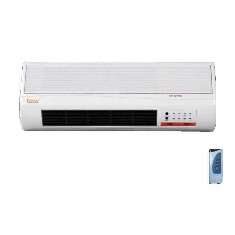 VINCO 70328 TERMOCONVETTORE 1000/2000 W CON TELECOMANDO