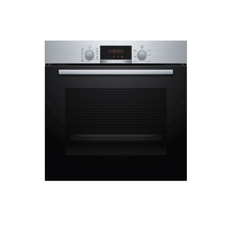 BOSCH HBA174BR1 FORNO INCASSO 56CM INOX/NERO MULTIFUNZIONE 7 PROGR.