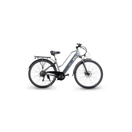 EMG QUEEN CITYBIKE BICICLETTA 26" ALLUM. BATT.10AH INT. GRIGIO