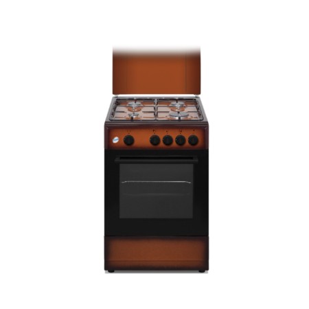 DUCATI SD554BG CUCINA 50X50 MARRONE 4 FUOCHI + FORNO GAS