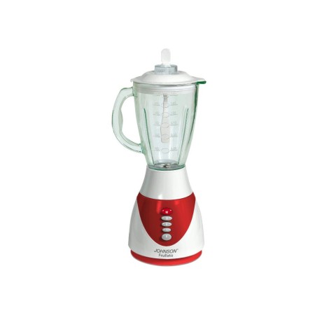 JOHNSON FRULLATO - FRULLATORE MAXI 1,5LT 300W CARAFFA VETRO BIANCO/ROS